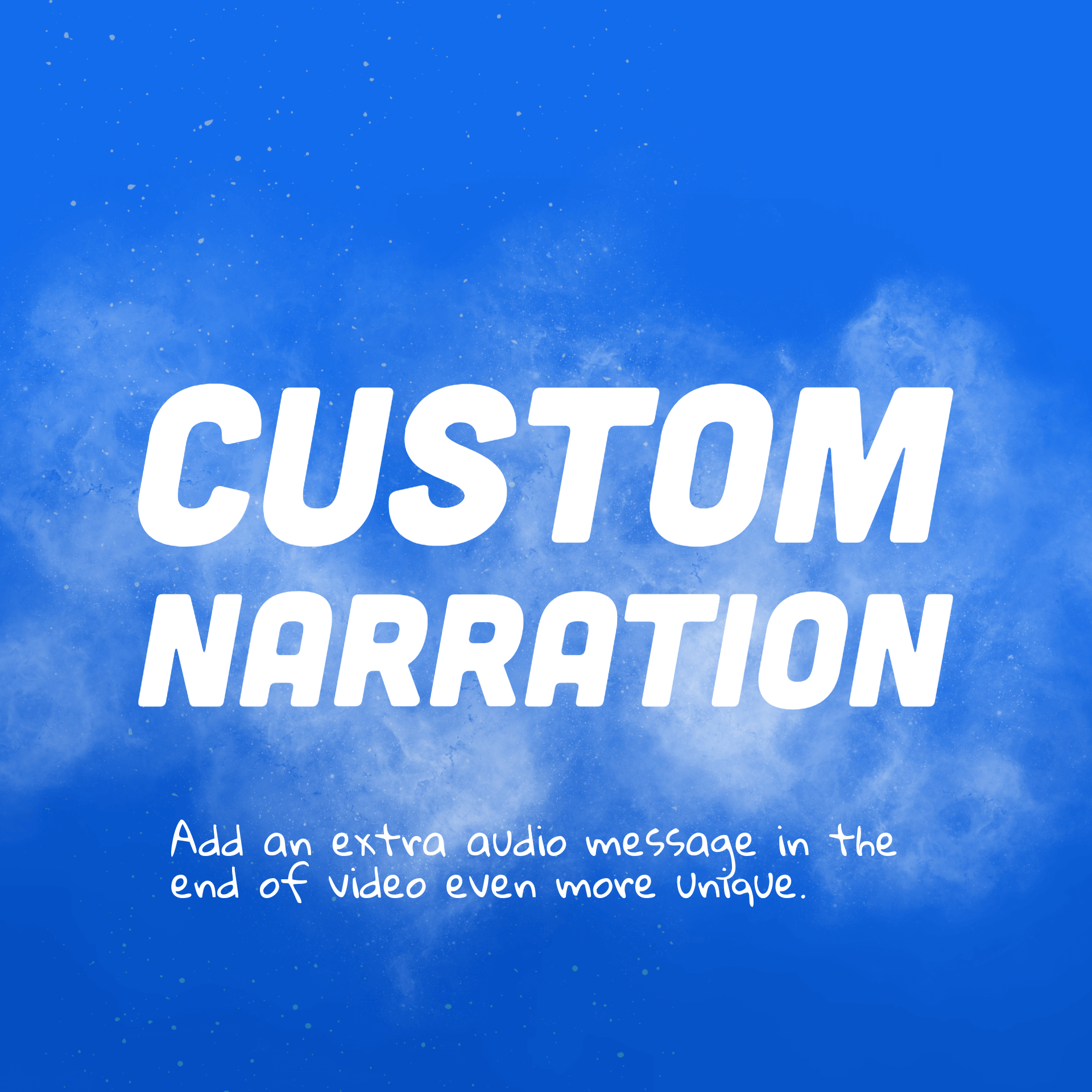 Custom Narration