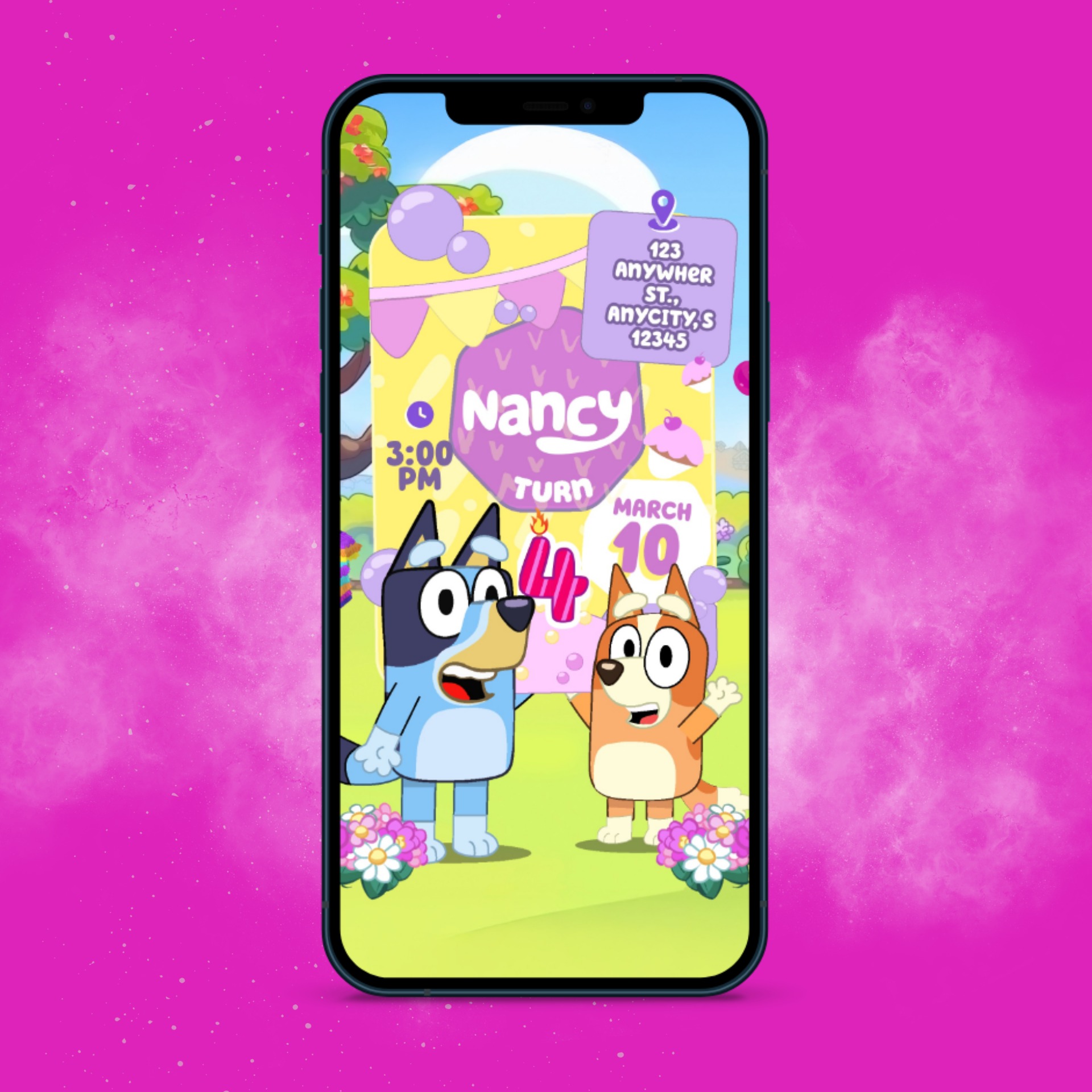 Bluey backyard party!